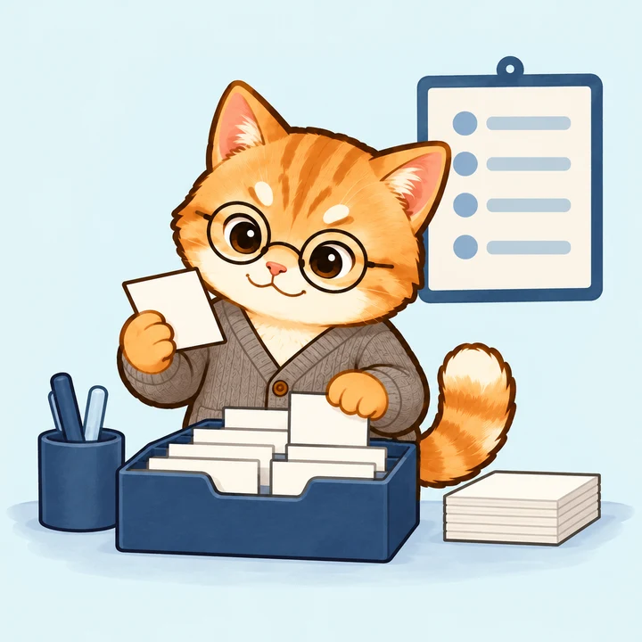 応募者の登録と一覧の機能を表すとらのイラスト
